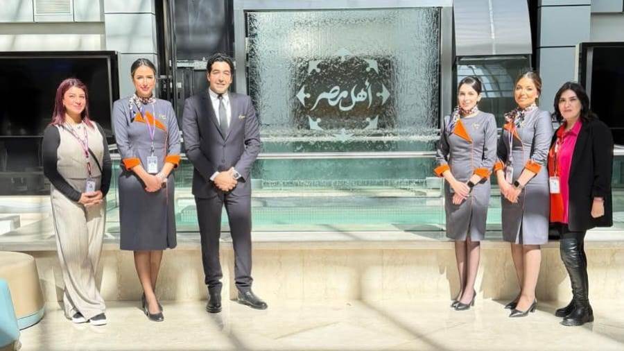 وفد من إيركايرو في زيارة لمستشفى أهل مصر لعلاج الحروق