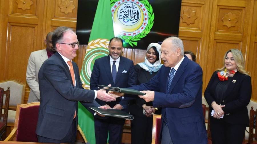 أبوالغيط يستقبل الأمين العام لمنظمةً لاهاي للقانون الدولي الخاص 