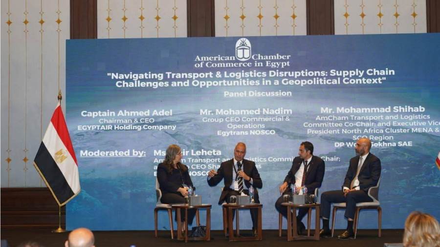 رئيس الشركة القابضة مصرللطيران يشارك في جلسة نقاشية حول مستقبل صناعة الطيران في ظل التحديات الجيوسياسية المتسارعة