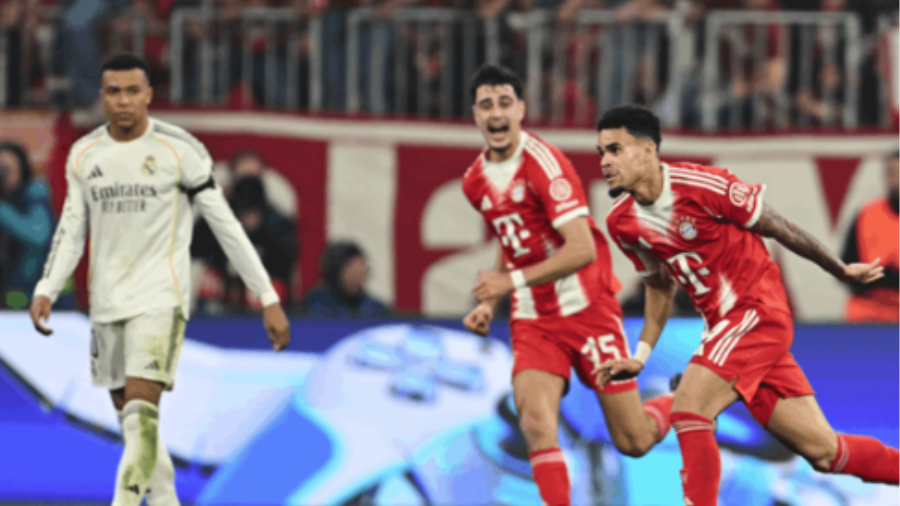 بايرن ميونخ يهزم ريال مدريد ويتأهل لنصف نهائي دوري أبطال أوروبا