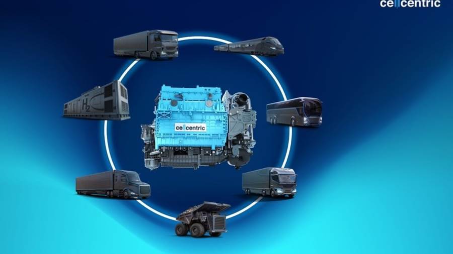 شركة cellcentric تكشف عن محركها الجديد ( BZA375) العامل بخلايا الوقود للشاحنات والباصات 