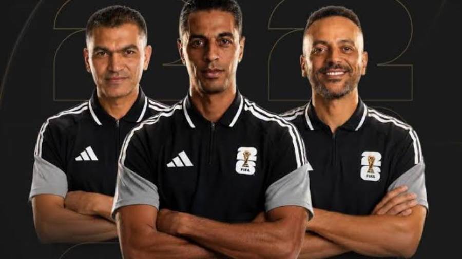 الظهور الثاني في المونديال.. أمين عمر وأبو الرجال وطه يقودون طاقم حكام الأرجنتين والنمسا