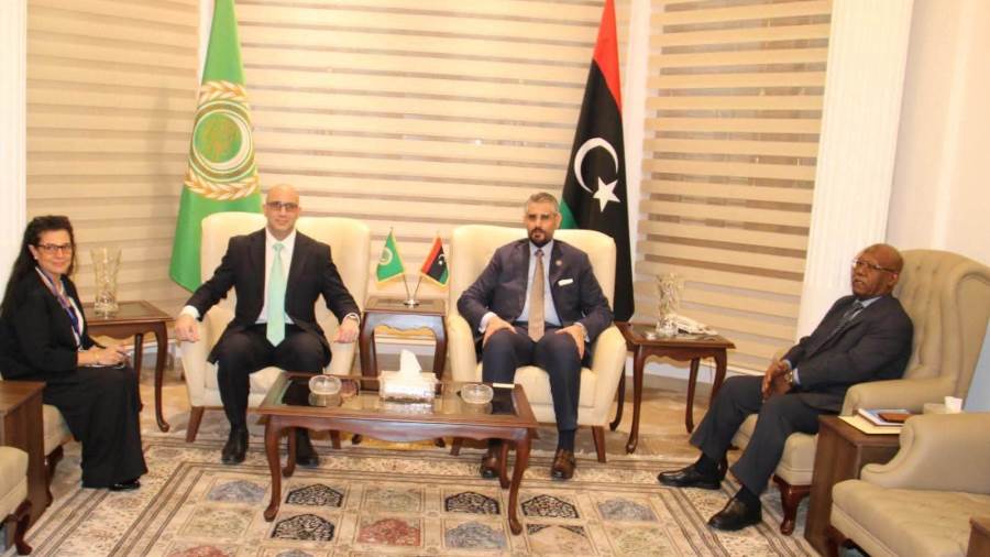 مندوب ليبيا الدائم لدىً الجامعة العربية يستقبل سفير مالطا بالقاهرة 