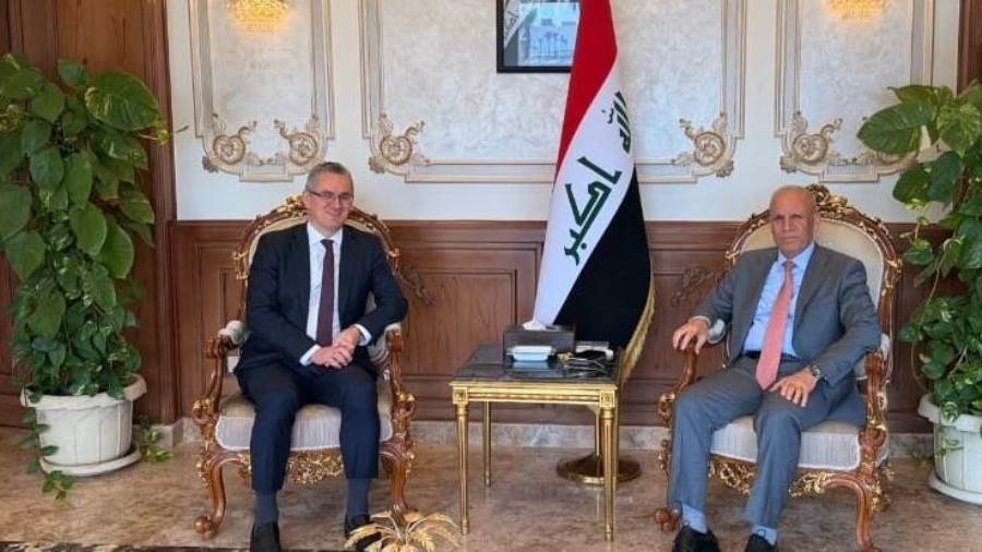 السفير قحطان طه خلف يبحث مع نظيره الروسي في القاهرة تعزيز العلاقات العراقية الروسية وتطورات المنطقة