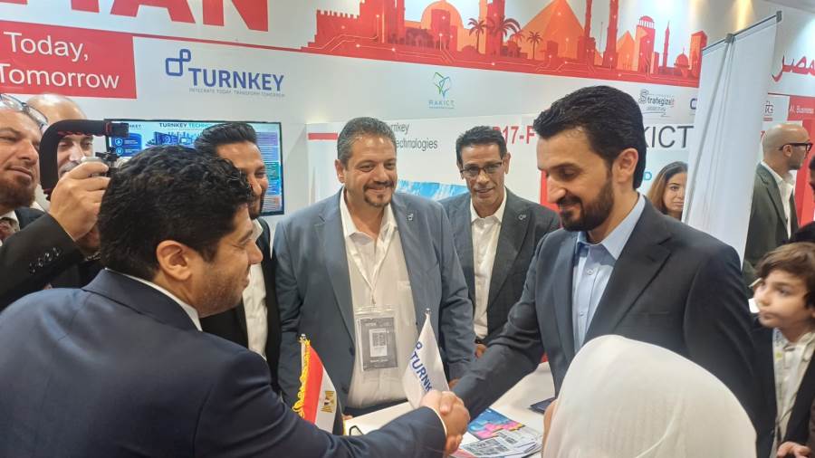 وزير الاتصالات العراقي يزور جناح شركة Turnkey Integrated Technologies خلال مشاركتها في مؤتمر ومعرض ITEX IRAQ 2026 