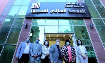 وزيرة الثقافة تتفقد عدد من المشروعات الجديدة بأكاديمية الفنون