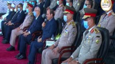 السيسي: قوة الجبش عظيمة إن شاء الله وقادرة على حماية أرض مصر