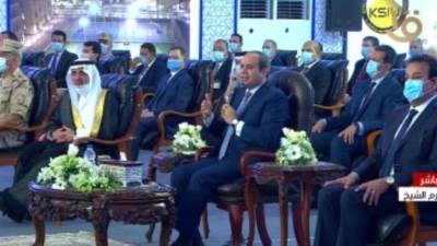 الرئيس السيسى يفتتح فرع جامعة الملك سلمان برأس سدر عبر الفيديو كونفرانس