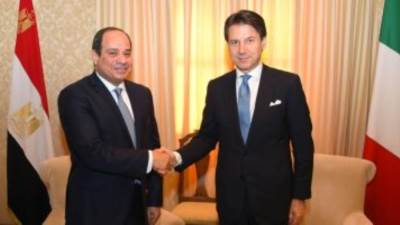 السيسى ورئيس وزراء إيطاليا يبحثان هاتفيا مستجدات القضية الليبية