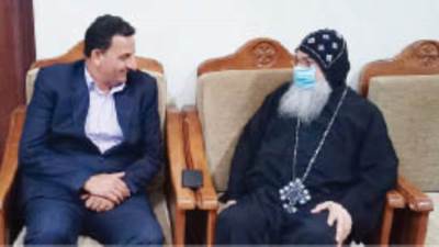 الأنبا مكاريوس الأسقف العام بالمنيا: من حق الدولة أن تعمل ما تراه ضروريًا لأجل الصالح العام