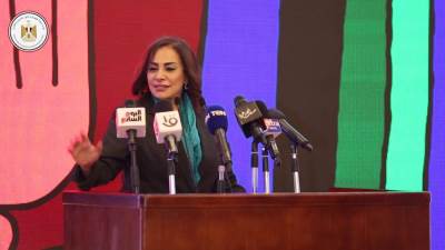 السفيرة إيناس مكاوى: أتمنى لها التقدم دائما