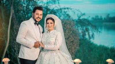 المهندس عماد النجار يهنئ الأستاذ عبدالوهاب عنتر بمناسبة زفافه على الأنسة رانيا الشندويلي