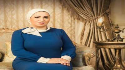 قرينة الرئيس تهنئ المصريين باحتفالات شم النسيم