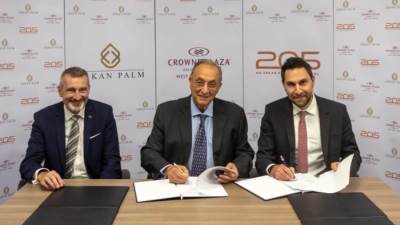 شراكة بين أركان بالم وكراون بلازا لإدارة الشقق الفندقية في مجمع ''205"