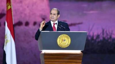 «السيسى»: المساس بأمن مصر القومى خط أحمر ولا يمكن اجتيازه «شاء من شاء وأبى من أبى»