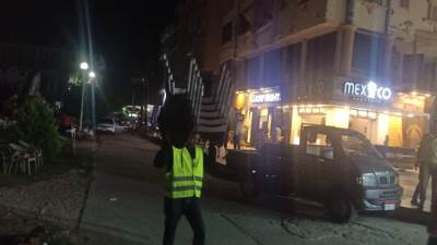 جهاز دمياط الجديدة يشن حملة لإزالة المخالفات والاشغالات بالمدينة