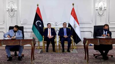 الدبيبة: وجودنا فى مصر رسالة إقليمية لدور مصر العظيم فى المنطقة والعالم