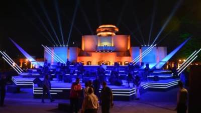 نجوم مصر وبلغاريا وإيطاليا في أوبرا عايدة على مسرح النافورة