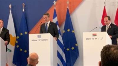 زعماء مصر وقبرص واليونان: التعاون الثلاثى انعكس إلى حزمة مشروعات مثمرة