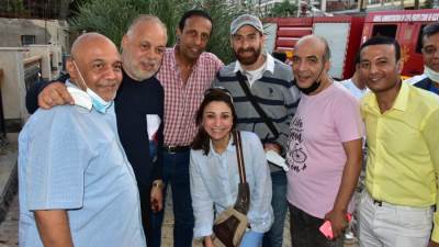 أول ظهور لنضال الشافعي..وروجينا وحمدي المرغني يحرصون على حضور انتخابات التجديد النصفى لنقابة المهن التمثيلية