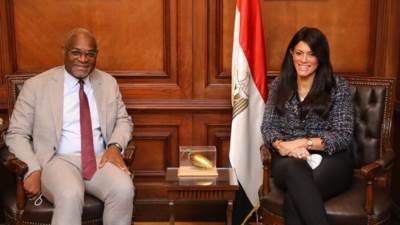وزيرة التعاون الدولي تبحث مع رئيس قطاع أفريقيا بالوكالة الفرنسية للتنمية استراتيجية الوكالة فى مصر خلال الفترة من 2021-2025