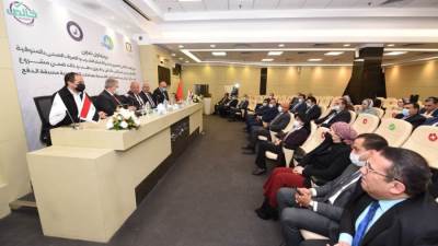 توقيع بروتوكول تعاون بين البنك الأهلي ومياه المنوفية وشركتى خالص وفورى 