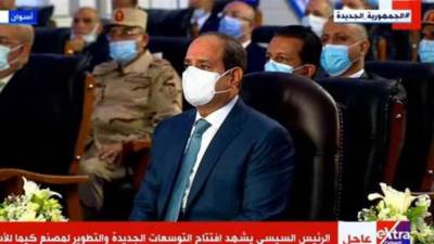السيسي عن تطوير مصنع كيما: لا نريد العودة للخراب مرة أخرى