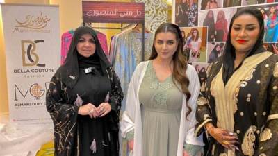 الشيخة مهرة بنت محمد بن راشد أل مكتوم تفتح معرض العنوان يضم الصناعات الفاخره