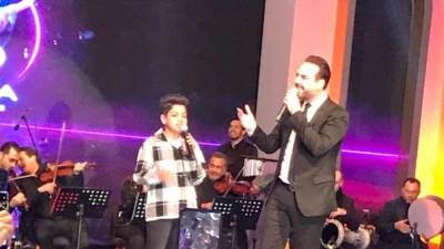 وائل جسار يشعل حفل ختام مسابقة أجمل عارضة أزياء في العالم بالسخنة