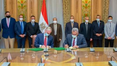 "وزير الدولة للإنتاج الحربي" يشهد توقيع بروتوكول تعاون مع "Navistar Defense" في مجال التصنيع المشترك للشاسيهات والمركبات