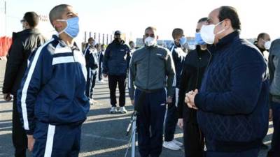 الرئيس السيسي يجري جولة تفقدية بأكاديمية الشرطة فجر اليوم