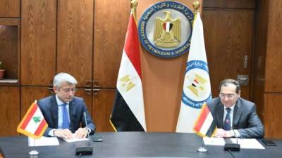 الملا: يستقبل نظيره اللبناني لبحث إجراءات توريد الغاز المصري إلي لبنان