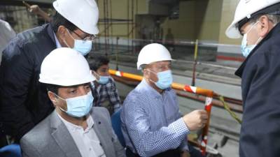 وزير النقل يتابع التشطيبات النهائية للجزء الأول من المرحلة الثالثة للخط الثالث للمترو