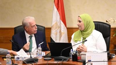 القباج تستقبل محافظ جنوب سيناء.. ويبحثان سبل التعاون بين الجانبين