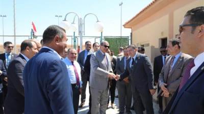 وزير القوى العاملة يتفقد المدينة السكنية للعاملين بمشروع محطة الضبعة النووية