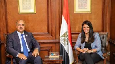 التعاون الدولي تناقش مع المُمَثل الإقليمي لمنظمة الأغذية والزراعة "الفاو" برنامج "نُوَفِّي" لتمويل قائمة المشروعات الحكومية الخضراء