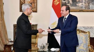 الرئيس السيسي يتلقى رسالة من رئيس وزراء الهند تتضمن الاعتزاز بالعلاقات مع مصر ورغبة فى التعاون المثمر 