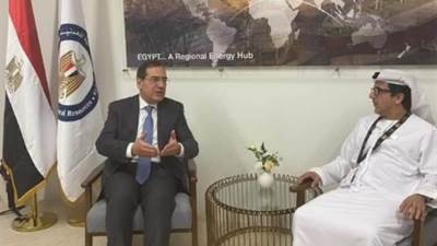 وزير البترول: نحرص علي التعاون مع شركة مبادلة الاماراتية وتعزيز تواجدها الاستثمارى في مصر
