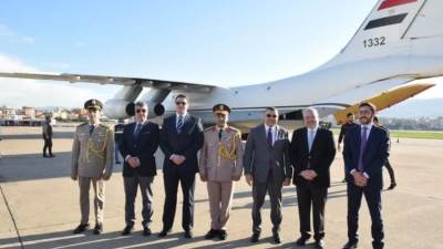 بتوجيهات من الرئيس السيسى.. مصر  ترسل مساعدات طبية إلى دولة لبنان  