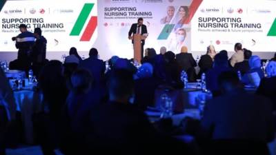 الصحة تشارك بفعاليات مؤتمر دعم تدريب قطاع التمريض المصري بالتعاون مع الوكالة الإيطالية للتعاون الإنمائي «AICS» وجامعة ساساري الإيطالية