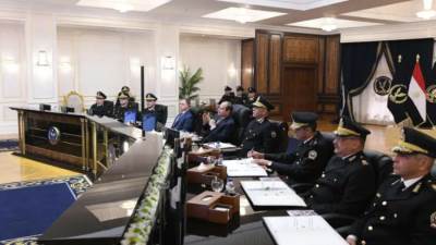 ‎ أثناء حضوره اختبارات طلبة كلية الشرطة: ‎الرئيس السيسى: تسلحوا بالعلم وكونوا قدوة لجميع أبناء مصر