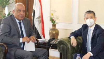 وزير قطاع الأعمال العام يستقبل السفير الصيني بالقاهرة لبحث تعزيز التعاون الاقتصادي والفرص الاستثمارية