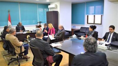 مسئول بالاسكان يبحث مع ممثلي بنك الاستثمار الأوروبي موقف المشروعات المشتركة الجارى والمخطط تنفيذها