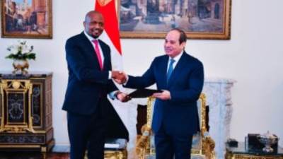  الرئيس السيسى يتسلم رسالة خطية من رئيس كينيا 