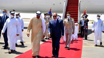 الرئيس عبدالفتاح السيسى يستقبل شقيقه الشيخ محمد بن زايد فى زيارة تعكس قوة التعاون المصرى الإماراتى