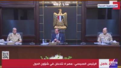  السيسى: التدخل في شئون الدول لا يكون في مصلحة العلاقات والتاريخ يسجل كل شيء 