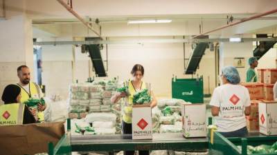 بنك الطعام يعلن "بالم هيلز للتعمير" الشريك الاستراتيجي للمؤسسة في برامج الإطعام