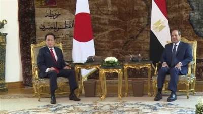 الرئيس السيسي يدعو الشركات اليابانية لضخ المزيد من الاستثمارات فى مصر