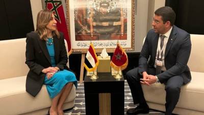 وزيرة الثقافة تلتقي نظيرها المغربي لدعم أطر التعاون المُشترك بمجالات الصناعات الثقافية وحفظ التراث 