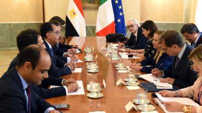  رئيسة وزراء إيطاليا: نتطلع لتعزيز العلاقات مع مصر.. وتشيد بالاتصالات والتنسيق مع الرئيس السيسى 